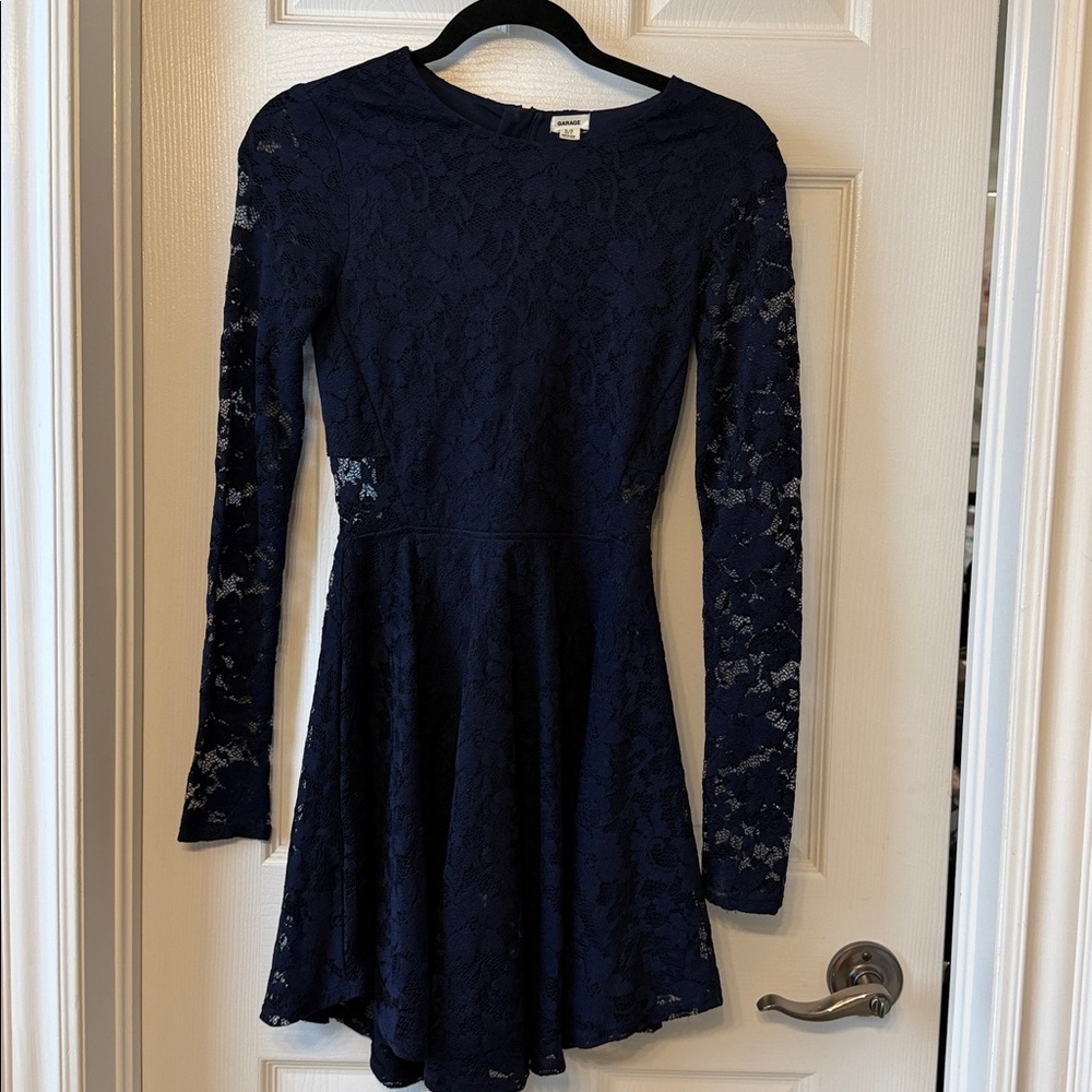 Garage Lace Long Sleeve Dress